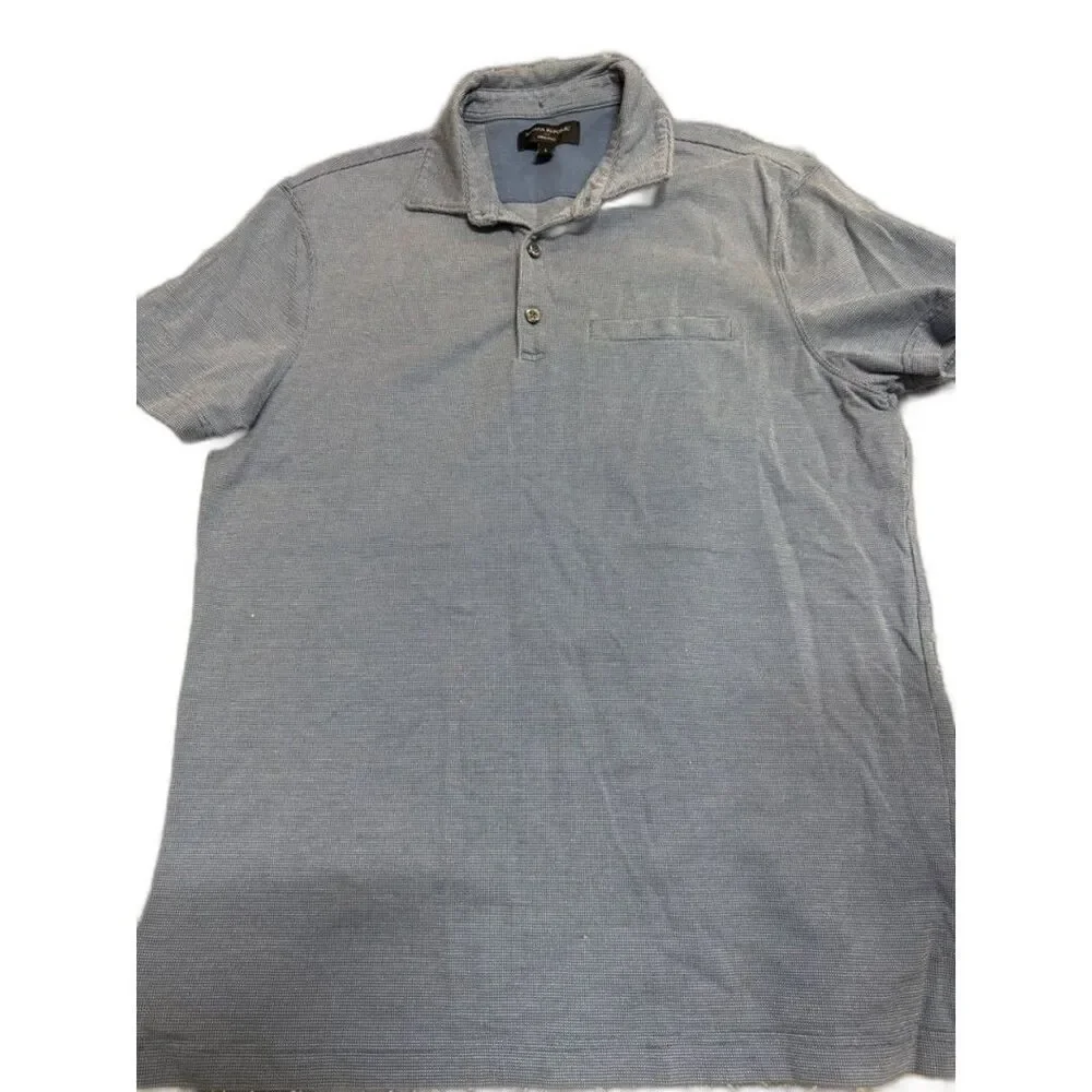 Banana Republic Light Blue Short Sleeve Polo